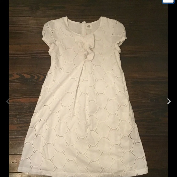 Mini Boden | Dresses | Mini Boden Vguc White Eyelet Dress 314 | Poshmark